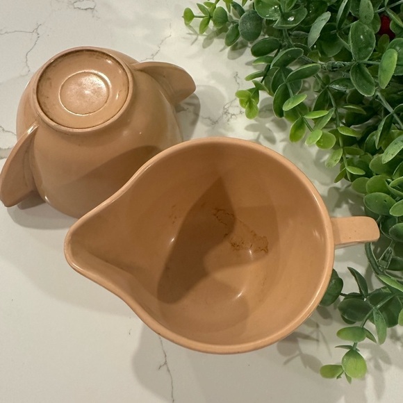 Vintage Melamine  Textured PROLON WARE Brand Cream and Sugar Set - Picture 4 of 8